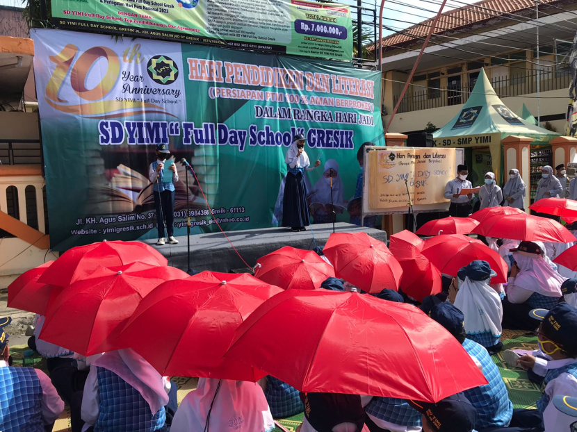 Bacakan Cerpen Serentak, Siswa SD Berharap PTM Normal Lagi