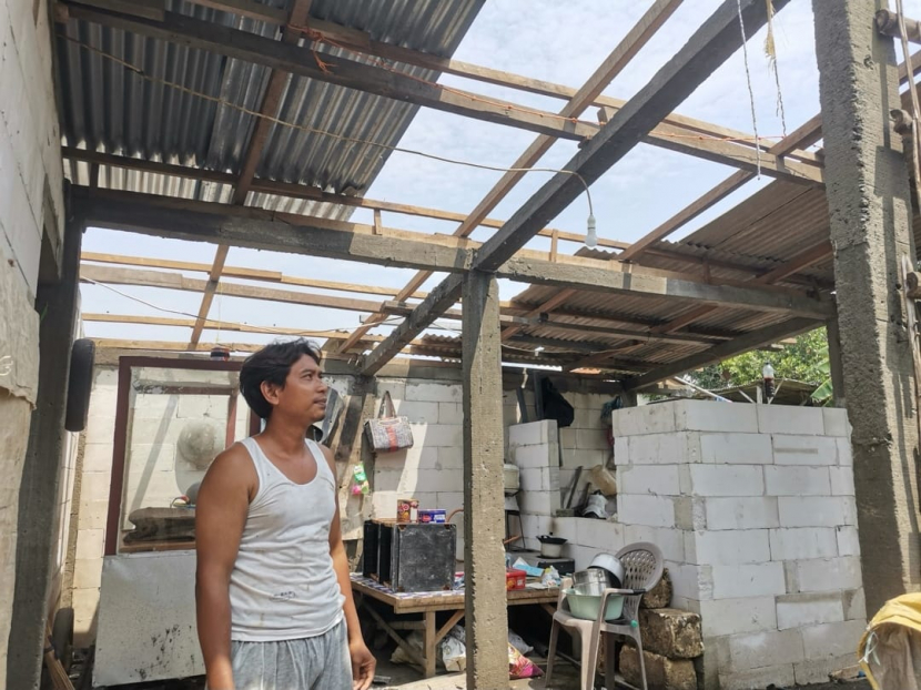 Diterjang Puting Beliung, Puluhan Rumah di Gresik Rusak