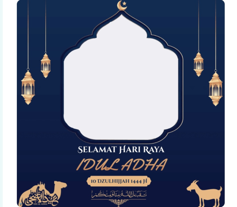 10 Link Terbaik Twibbon Ucapan Selamat Idul Adha 2023
