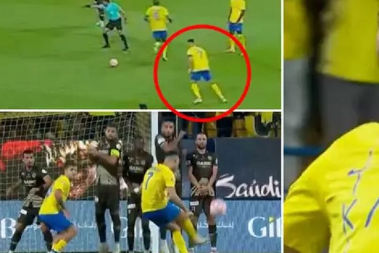 Cristiano Ronaldo Cetak Free Kick Indah untuk Al Nassr, Tonton Videonya di Sini