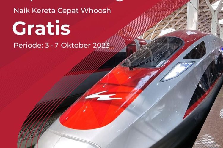 Begini Cara Naik Kereta Cepat Whoosh Secara Gratis