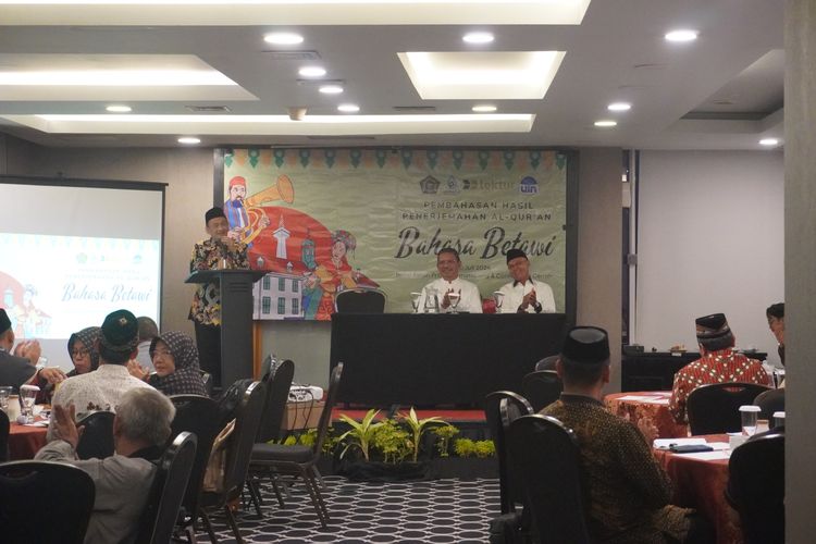 Penerjemahan Alquran Bahasa Betawi akan Diselesaikan Dua Tahun