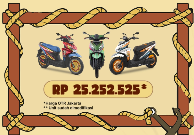 Motor BeAT One Piece, Dijual Cuma 25 Unit dengan Harga Unik